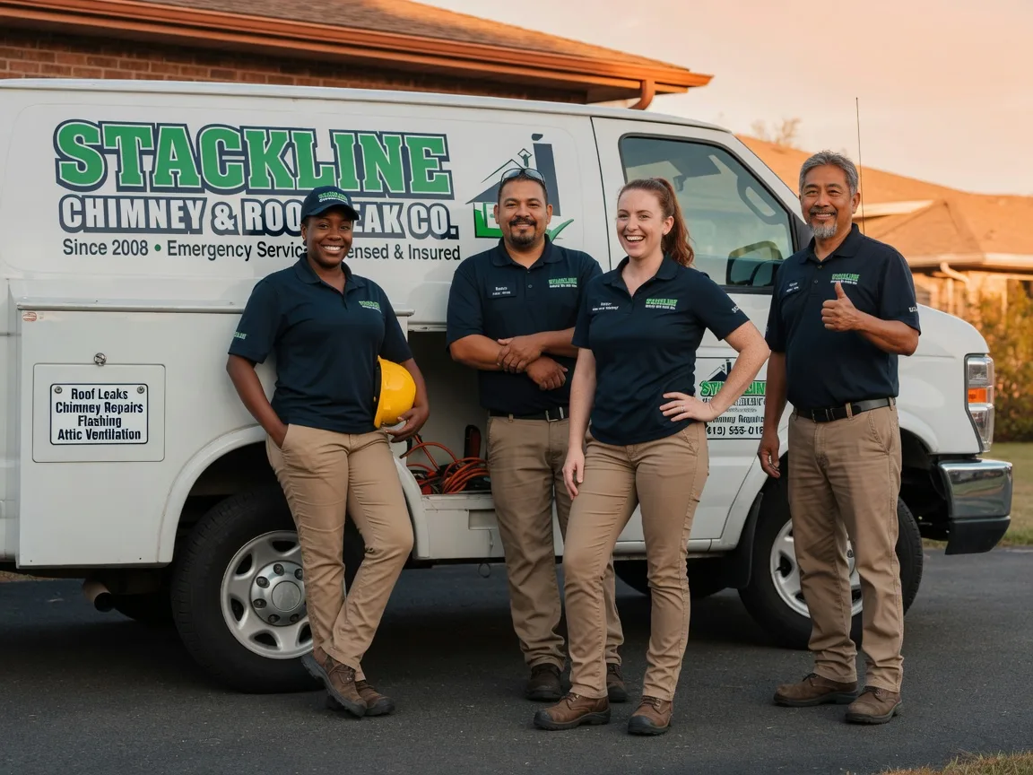Chimney flashing repair company in Randolph, TX